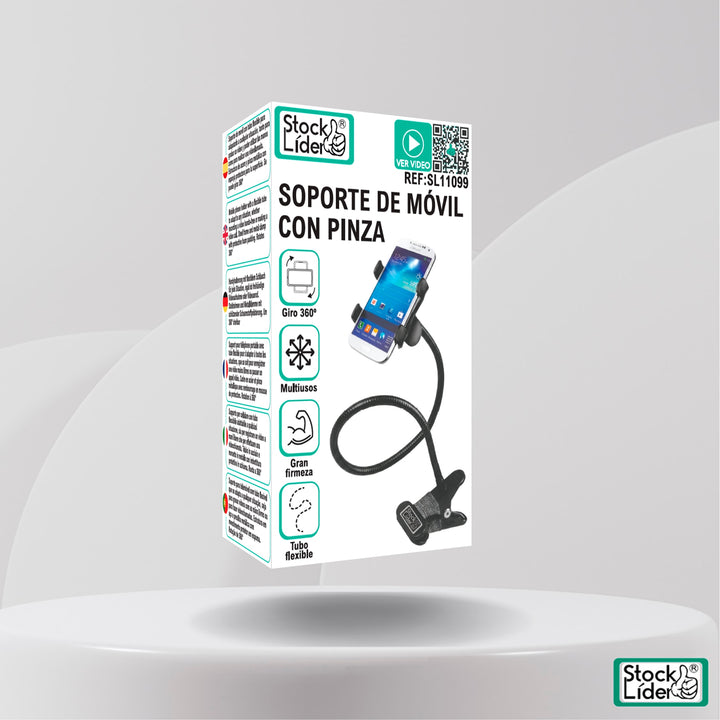 SOPORTE DE MÓVIL CON PINZA